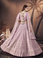 Pink Premium Georgette Lehenga Choli